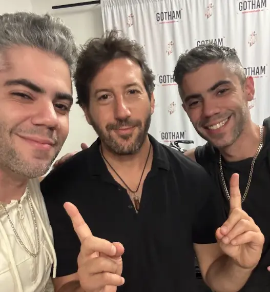 Cast members together at Gotham Production Studios